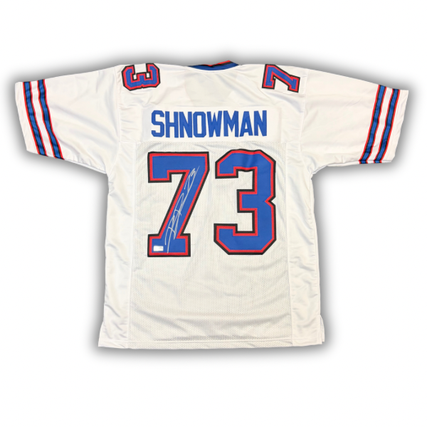 Dion Dawkins Signed Pro-Style White Shnowman Football Jersey