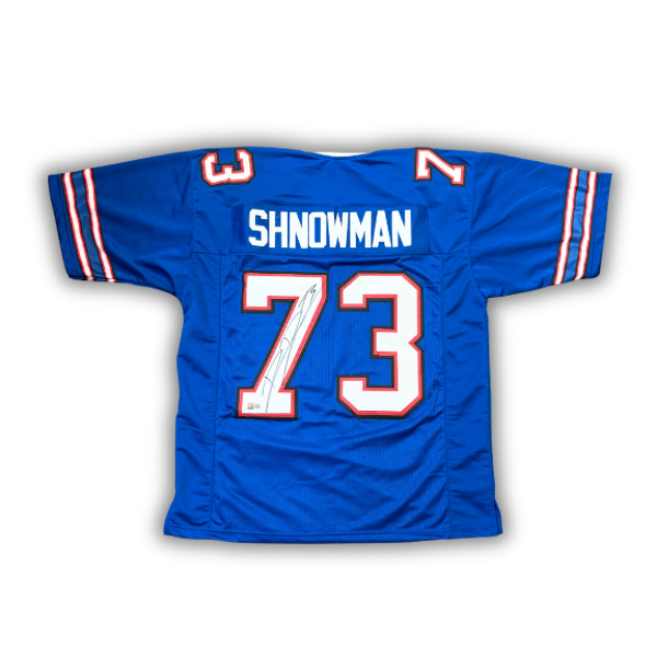 Dion Dawkins Signed Pro-Style Blue Shnowman Football Jersey