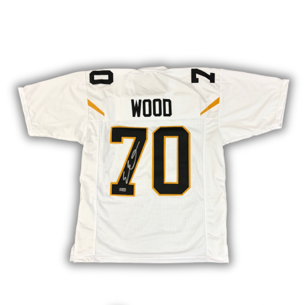 Eric Wood Signed Pro Style American Pro Bowl Football Jersey