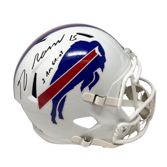 Greg Rousseau Signed Buffalo Bills 2021 Speed Replica with "I am Groot"