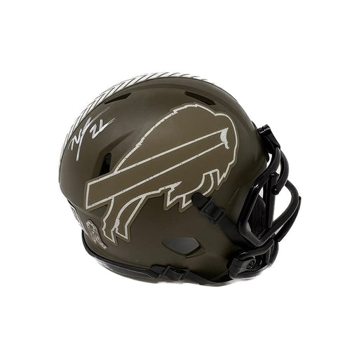 Zach Moss Autographed Eclipse Buffalo Bills Mini Helmet