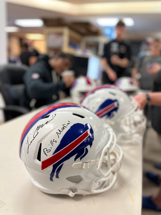 Skyler Bell Signed Buffalo Bills Full Size 2021 Speed Replica Helmet with "Bills Mafia"