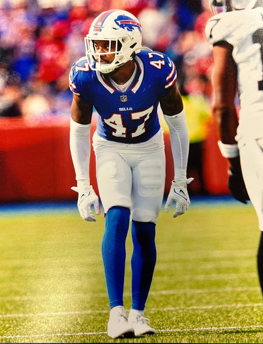 Christian Benford Unsigned Ready in Blue 11x14 Photo Unsigned Photos TSE Buffalo 