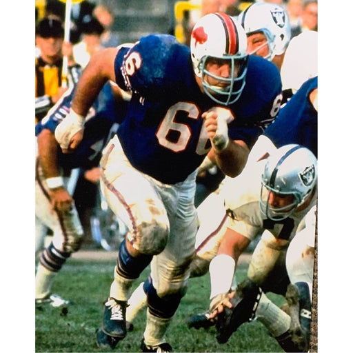 Billy Shaw Unsigned Running in Blue 8x10 Photo Unsigned Photos TSE Buffalo 