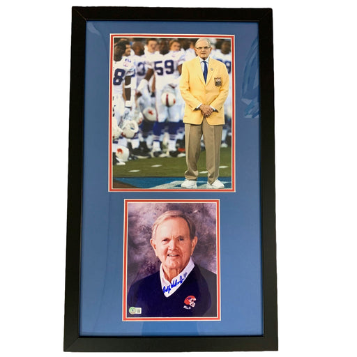 Ralph Wilson Signed 8x10 Photo and Unsigned 11x14- Professionally Framed Signed Photos TSE Framed Option 1 