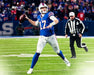 Josh Allen Unsigned About To Throw In Blue 16x20 Photo Unsigned Photos TSE Buffalo 