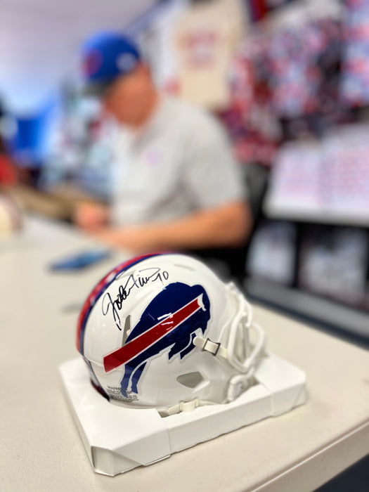 John Fina Signed Buffalo Bills 2021 Speed Mini Helmet