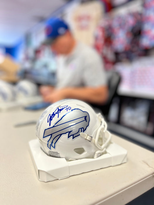 John Fina Signed Buffalo Bills Rivalries Speed Mini Helmet