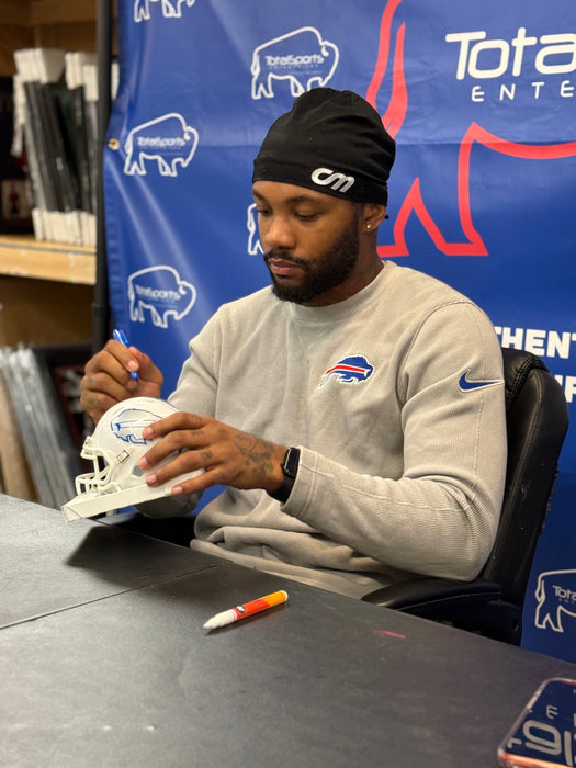 Christian Benford Signed Buffalo Bills Rivalries Speed Mini Helmet
