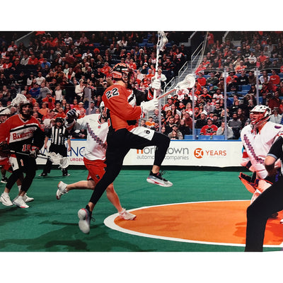 Josh Byrne Unsigned Jump Shot Photo Signed Lacrosse Photo TSE Buffalo 8X10 