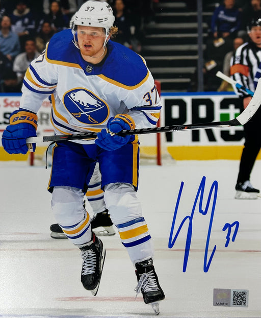 Casey Mittelstadt Stick Up In White Signed 8x10 Photo CLEARANCE TSE Buffalo
