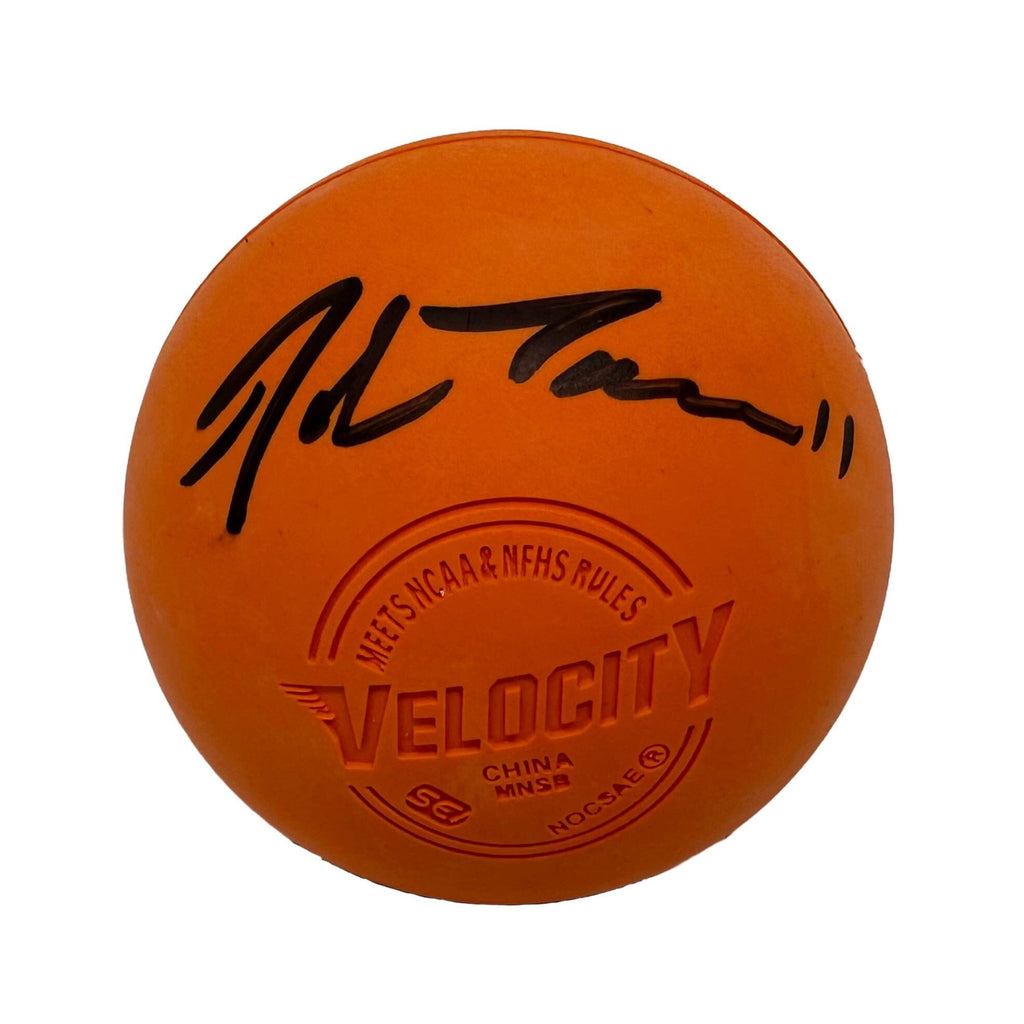 John Tavares Signed Orange Lacrosse Ball — TSE Buffalo