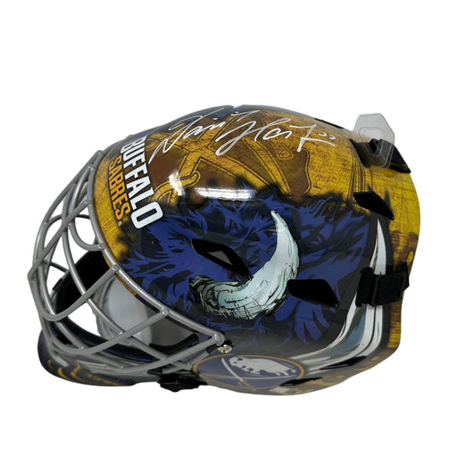 Dominik Hasek Signed Buffalo Sabres Full Size Replica Goalie Mask Signed Hockey Full Size Helmet TSE Buffalo 