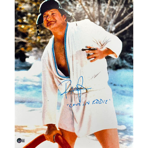 Randy Quaid Christmas Vacation Bathrobe Signed 16x20 Photo with "Cousin Eddie" Signed Movie TSE Buffalo 