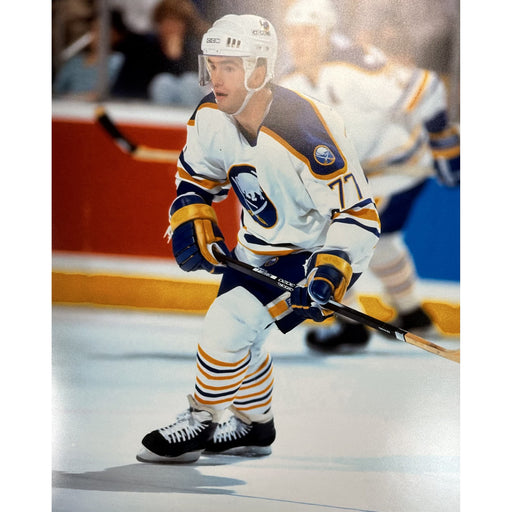 Pierre Turgeon Unsigned Front View in White 16x20 Photo Unsigned Photos TSE Buffalo 