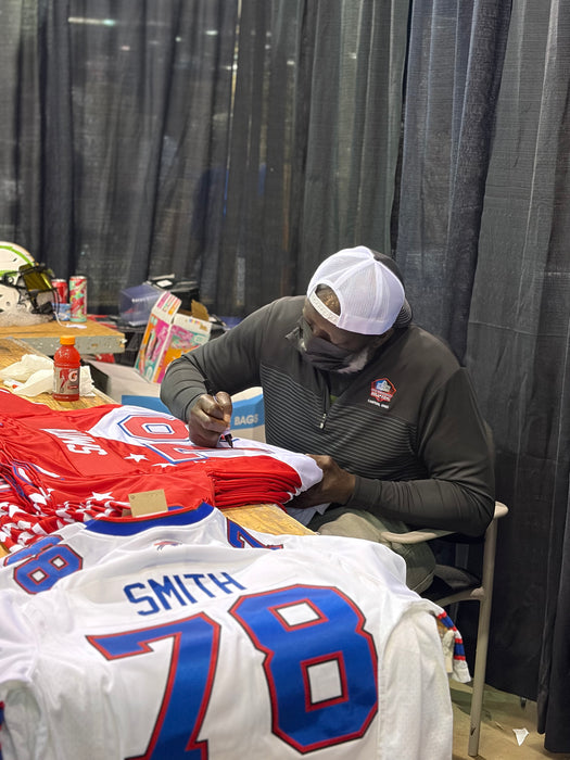 Bruce Smith Signed Pro Style Stars Pro Bowl Football Jersey