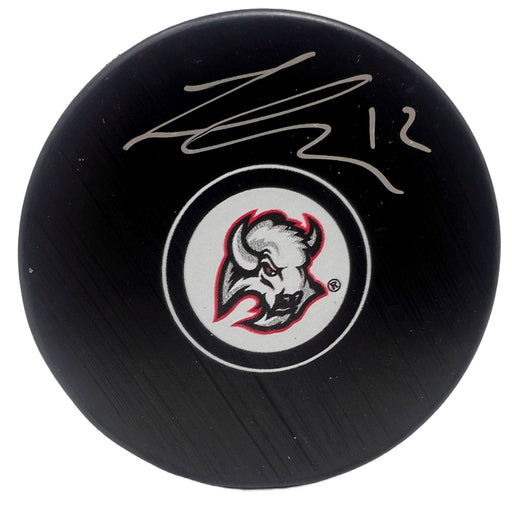 Jordan Greenway Signed Buffalo Sabres Goathead Autograph Puck Signed Hockey Puck TSE Buffalo 