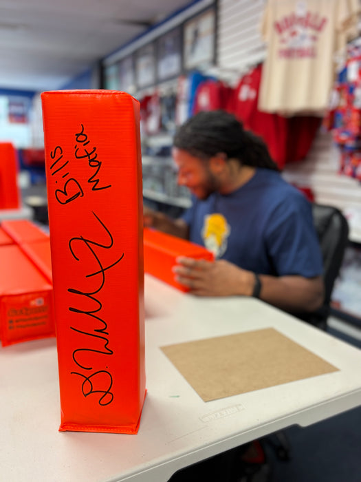 Dorian Williams Signed Replica End Zone Pylon with "Bills Mafia"
