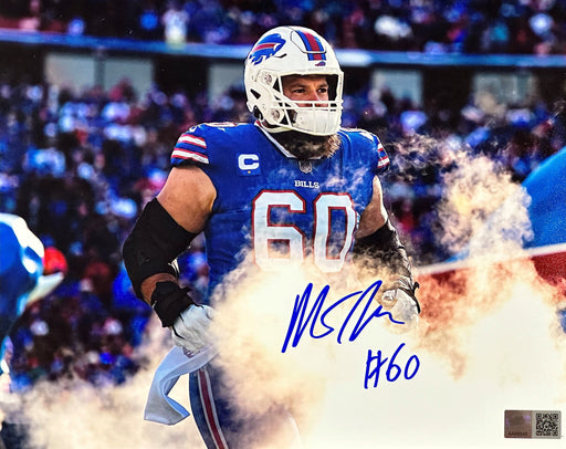 Mitch Morse Signed Running out of Tunnel 8x10 Photo Signed Photos TSE Buffalo 