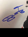 SMUDGED: Bowen Byram Signed Horizontal Goathead Jersey 8x10 Photo (smudged) CLEARANCE TSE Buffalo 