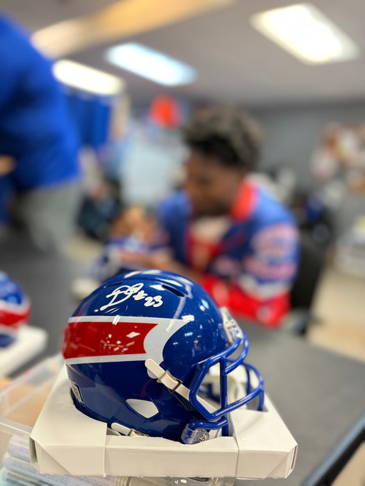 Dee Alford Signed Buffalo Bills Nickel City Alternate Speed Mini Helmet