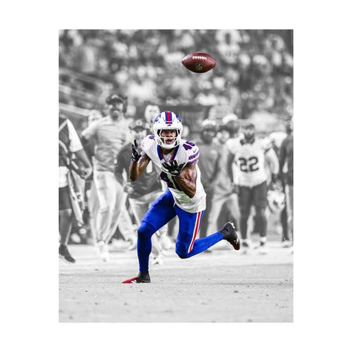 PRE-SALE: Ja'Marcus Ingram Signed Ball in Air (Pre-Pick 6) Spotlight Photo PRE-SALE TSE Buffalo 