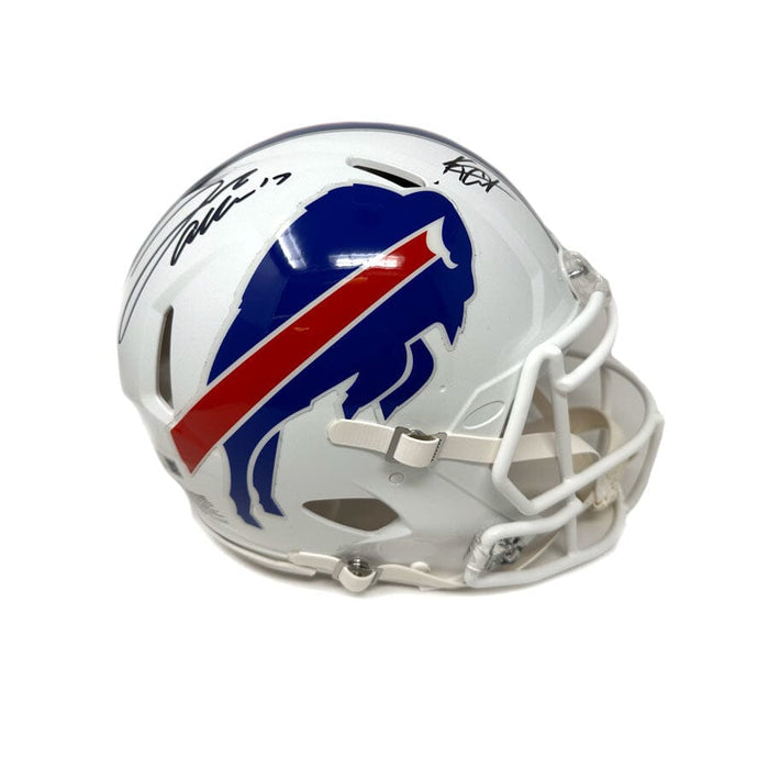 Josh Allen and Keon Coleman Dual Signed Buffalo Bills Full Size 2021 Speed Authentic Helmet CLEARANCE TSE Buffalo 