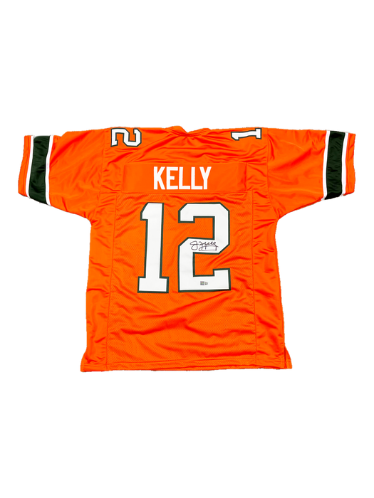 Jim Kelly Signed Pro-Style Orange College Jersey