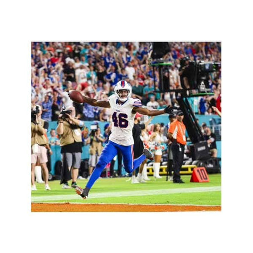 PRE-SALE: Jamarcus Ingram Signed Arms Out Pick 6 Vs. Miami 8x10 Photo PRE-SALE TSE Buffalo 