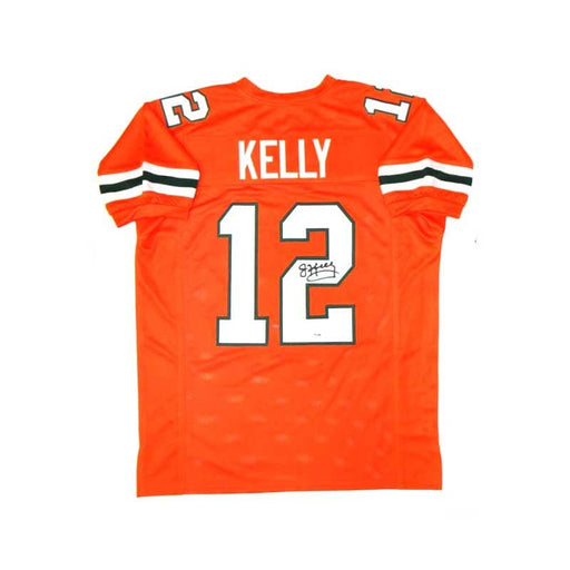 PRE-SALE: Jim Kelly Signed Custom Orange College Football Jersey Custom Jerseys TSE Buffalo 