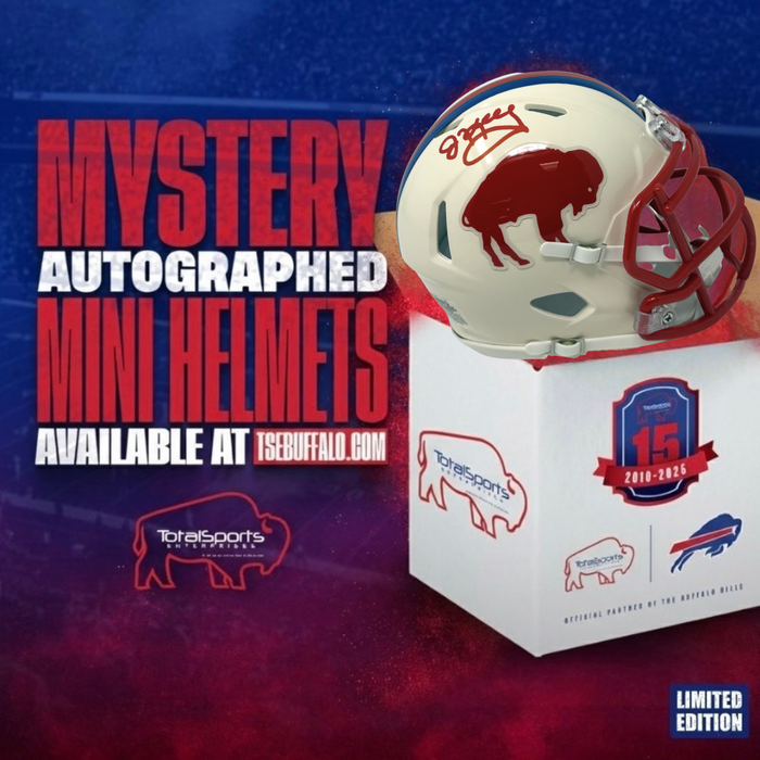 TSE Buffalo Autographed Mystery Mini Helmet