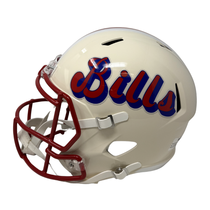 Andre Reed Signed Buffalo Bills Full Size Retro Speed Replica Helmet with "HOF 14"
