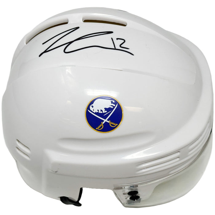 Jordan Greenway Signed Buffalo Sabres White Mini Helmet Signed Hockey Mini Helmet TSE Buffalo 