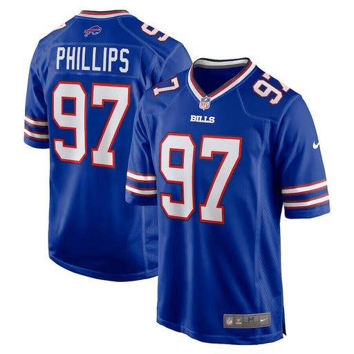 PRE-SALE: Jordan Phillips Signed Buffalo Bills Nike Team Game Player Home Jersey PRE-SALE TSE Buffalo 