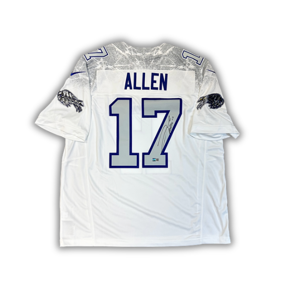 Josh Allen Signed Buffalo Bills Nike 2025 Rivalries Collection Stitched Jersey