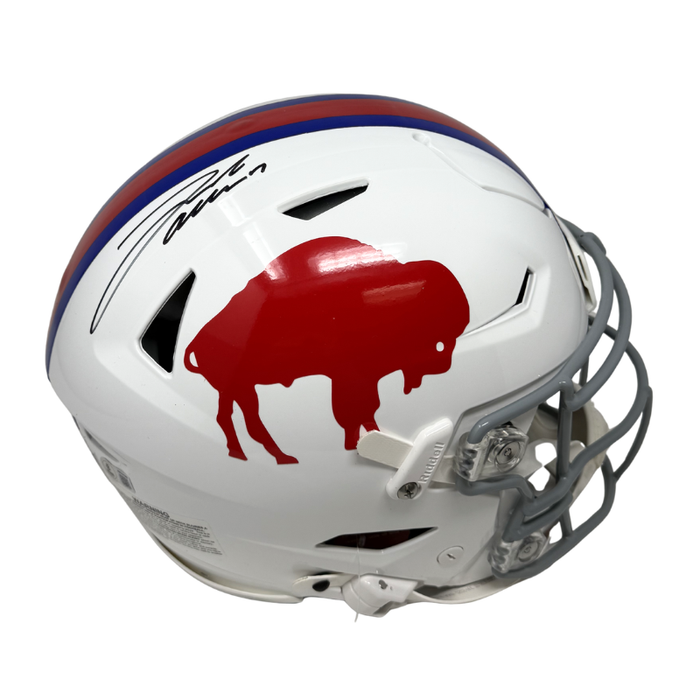 Josh Allen Signed Buffalo Bills Full Size Standing Buffalo Speed Authentic Flex Helmet