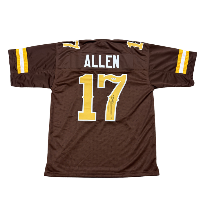 Josh Allen Signed Pro-Style Brown College Football Jersey