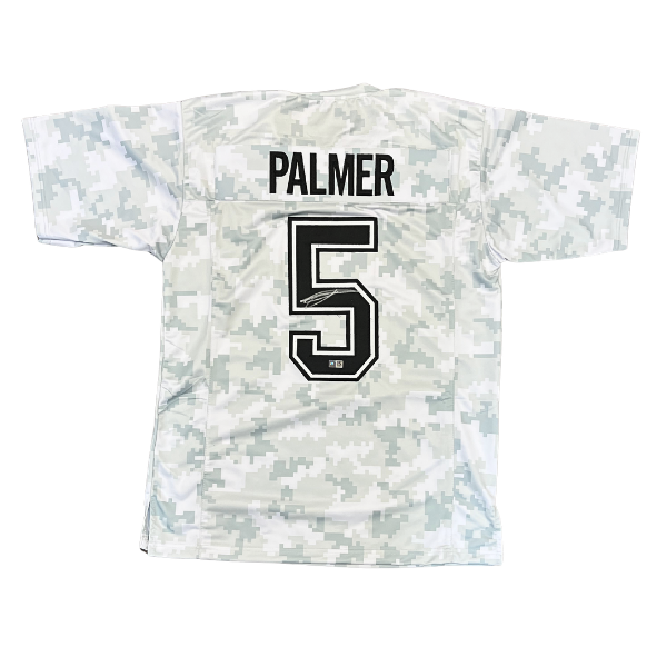 Joshua Palmer Autographed Pro-Style White Camo Football Jersey