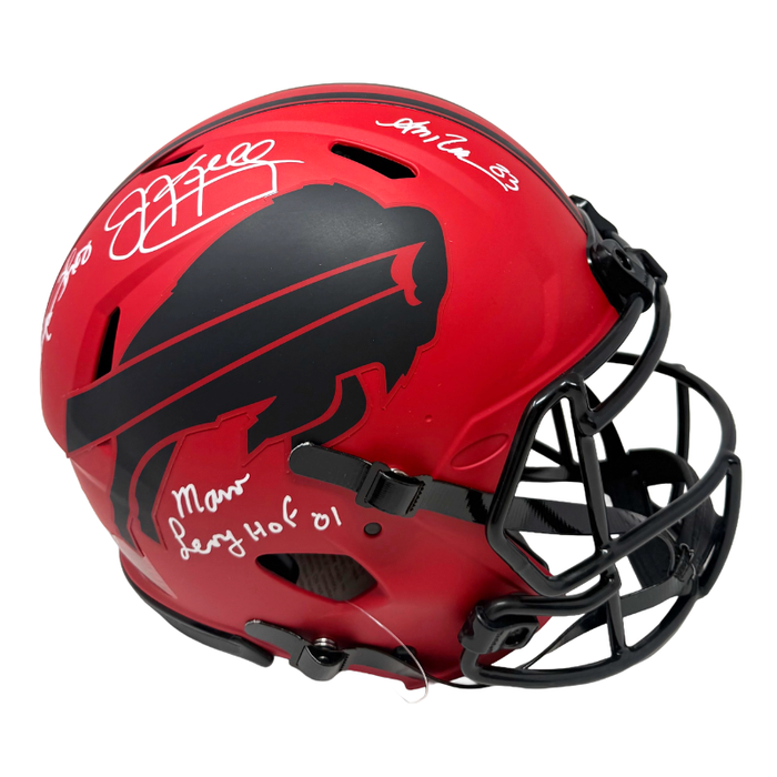 K-Gun Offense Signed Buffalo Bills Full Size RAVE Speed Authentic Helmet