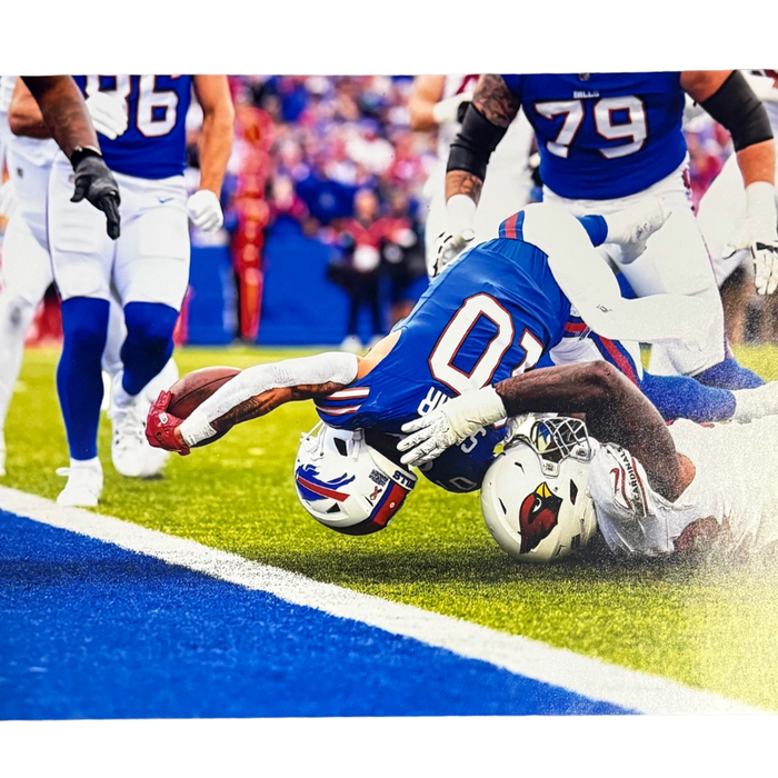 Khalil Shakir Unsigned Touchdown Reach vs Cardinals 8x10 Photo