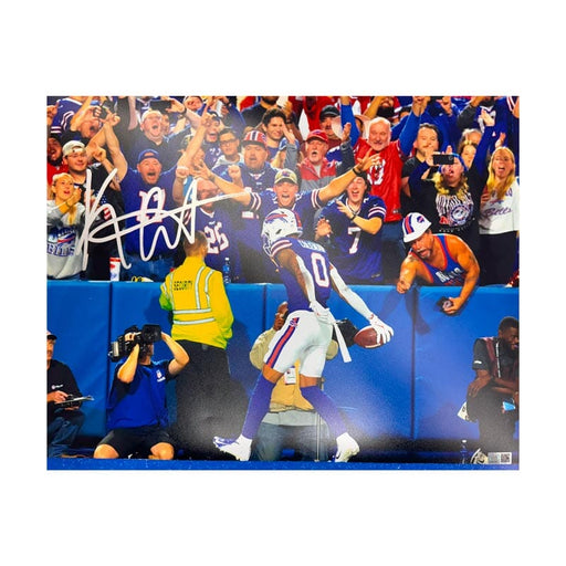 Keon Coleman Signed Bowling Touchdown Celebration Photo Signed Photos TSE Buffalo 