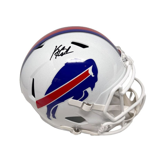 Keon Coleman Signed Buffalo Bills Full Size 2021 Speed Replica Helmet Signed Full Size Helmets TSE Buffalo 