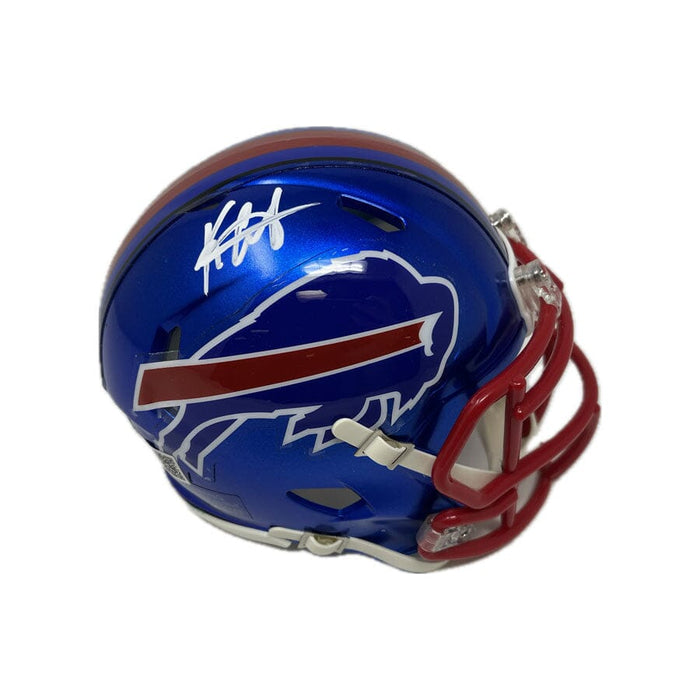 Keon Coleman Signed Buffalo Bills Flash Mini Helmet Signed Mini Helmets TSE Buffalo 