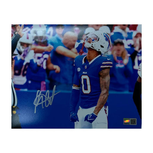 Keon Coleman Signed Flexing Photo Signed Photos TSE Buffalo 