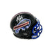 Keon Coleman Signed Custom Neon Lights Speed Mini Helmet Signed Mini Helmets TSE Buffalo 