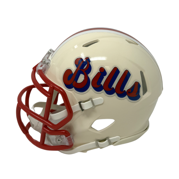 Khalil Shakir Signed Buffalo Bills Retro Speed Mini Helmet