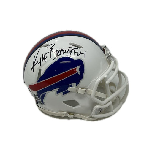 Kyle Brandt Signed Buffalo Bills 2021 Speed Mini Helmet Signed Mini Helmets TSE Buffalo 