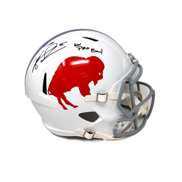 Kyle Williams Signed Buffalo Bills Full Size Standing Buffalo Speed Replica Helmet with "6x Pro Bowl"