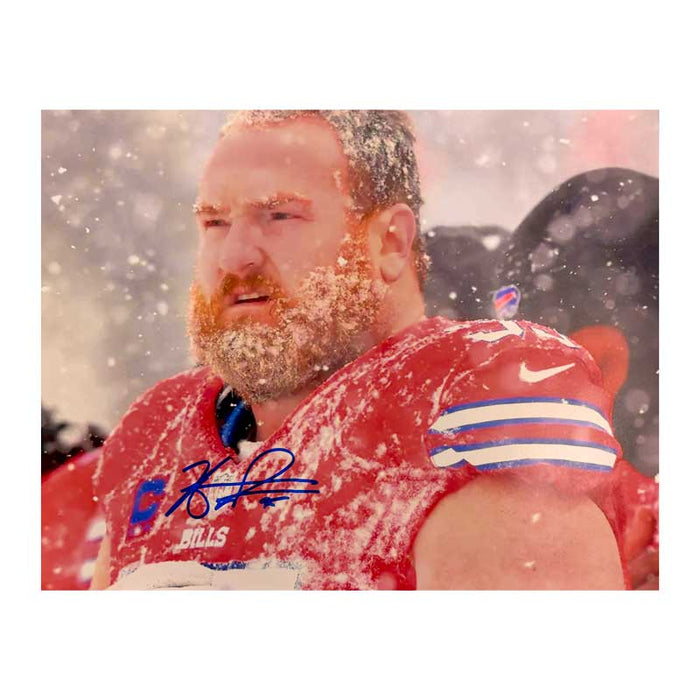 Kyle Williams Signed Close-up Snow Beard Photo