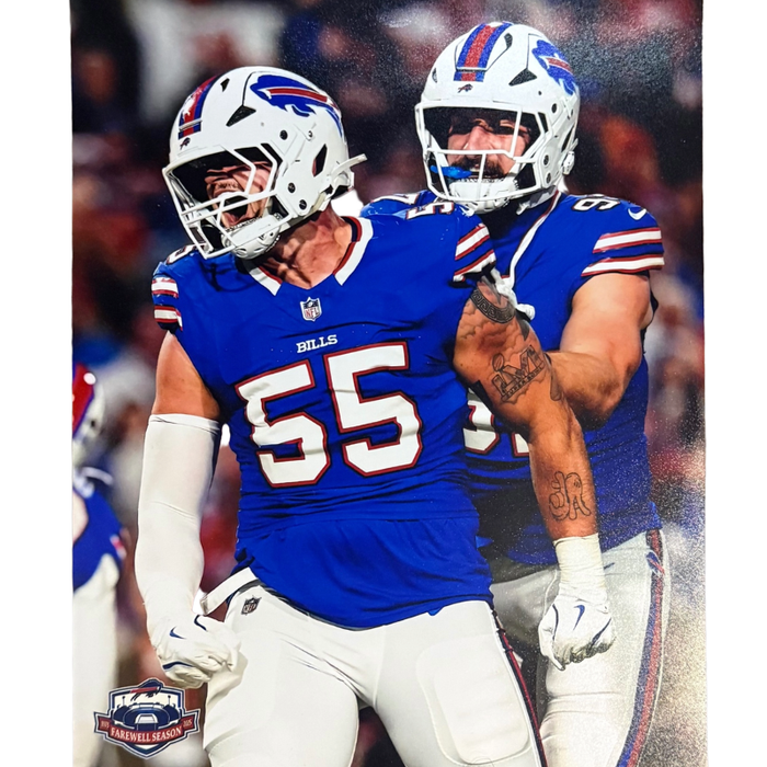 Michael Hoecht Unsigned Yelling with Bosa 8x10 Photo